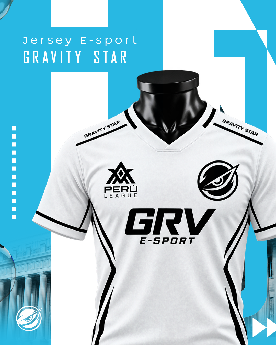 Camiseta oficial Gravity Star, vista 1